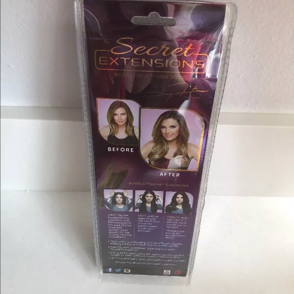 Daisy Fuentes hair extensions medium red brown 06 - Picture 4 of 4